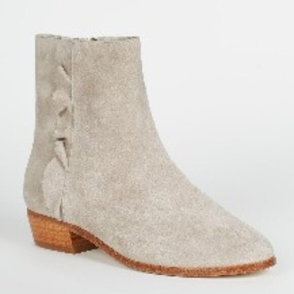 💕JOIE💕 Laleh Suede Bootie In Pale Grey 39 - Picture 3 of 8